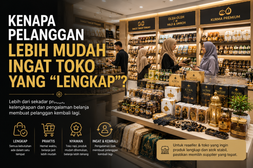 Kenapa Pelanggan Lebih Mudah Ingat Toko yang Lengkap ?