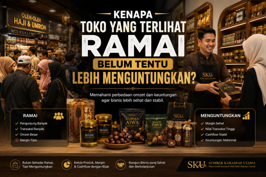 Kenapa Toko yang Terlihat Ramai Belum Tentu Lebih Menguntungkan?