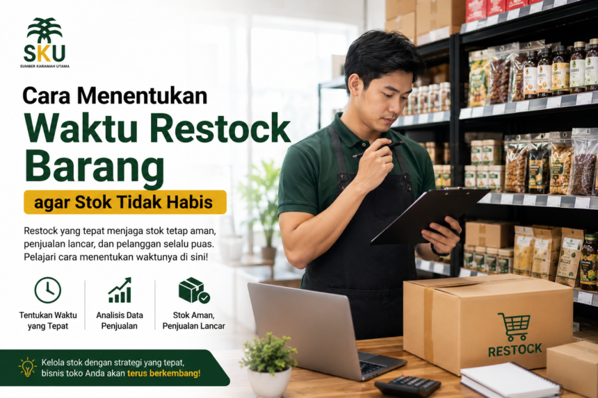 Cara Menentukan Waktu Restock Barang agar Tidak Kehabisan Stok