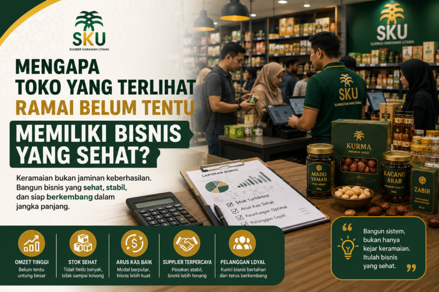 Mengapa Toko yang Terlihat Ramai Belum Tentu Memiliki Bisnis yang Sehat?