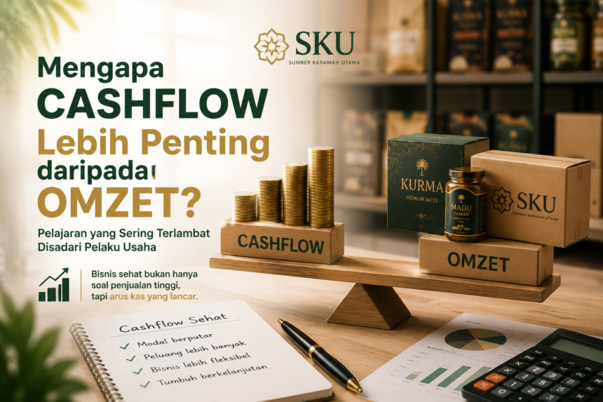 Mengapa Cashflow Lebih Penting daripada Omzet? Pelajaran yang Sering Terlambat Disadari Pelaku Usaha