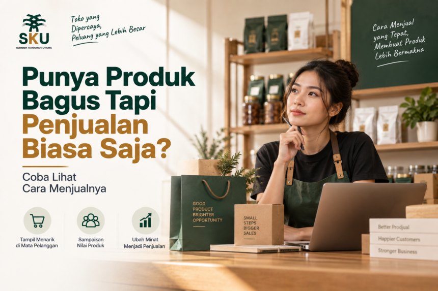 Punya Produk Bagus Tapi Penjualan Biasa Saja? Coba Lihat Cara Menjualnya