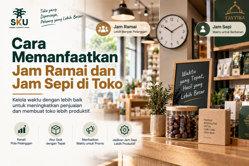 Cara Memanfaatkan Jam Ramai dan Jam Sepi di Toko